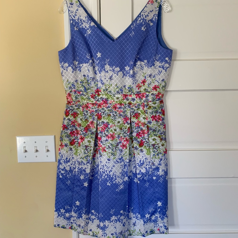 TAHARI Arthur Levine Floral Dress